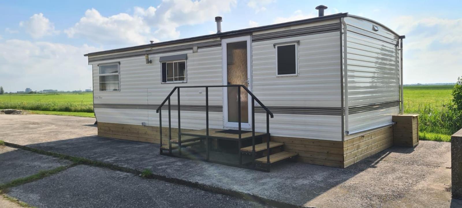Stacaravan Elly, Minicamping De Grutte Earen Burum Exterior foto